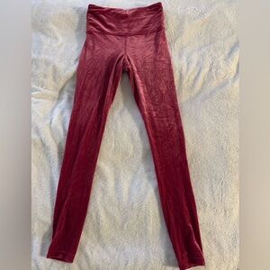 Athleta velvet Leggings Stretchy Design